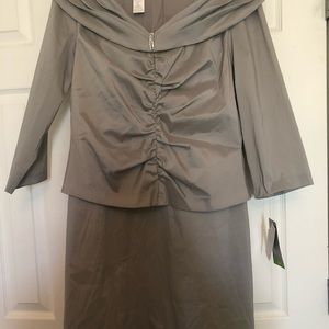 Formal Dress NWT Grey color D'Albert